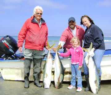 Yellowtail caught at Ensenada.