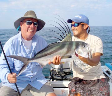 Rooserfish caught at Cabo San Lucas