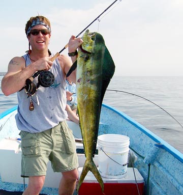 Dorado fly fishing at La Paz