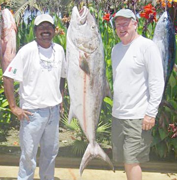 Large amberjack at San Jose del Cabo