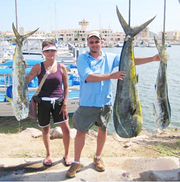 Dorado fishing at Mazatlan, Mexico