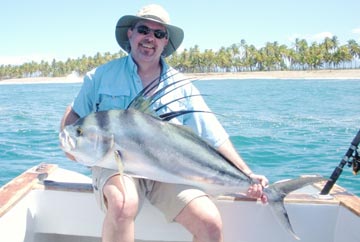 Roosterfish caught at Ixtapa Zihuatanejo