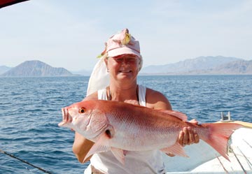 Paulina Schreiner at Bahia de los Angeles