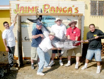 Swordfish caught at San Quintin