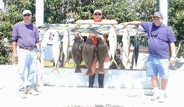 Fish catch at Don Eddie's Landing